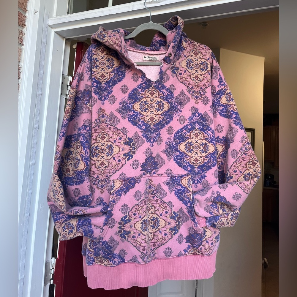 Free People It’s a Vibe Printed Hoodie - Picture 3 of 13